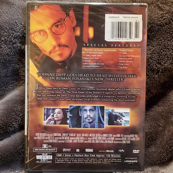Media The Ninth Gate Dvd Widescreen Edition New Factory Sealed Johnny Depp Poshmark
